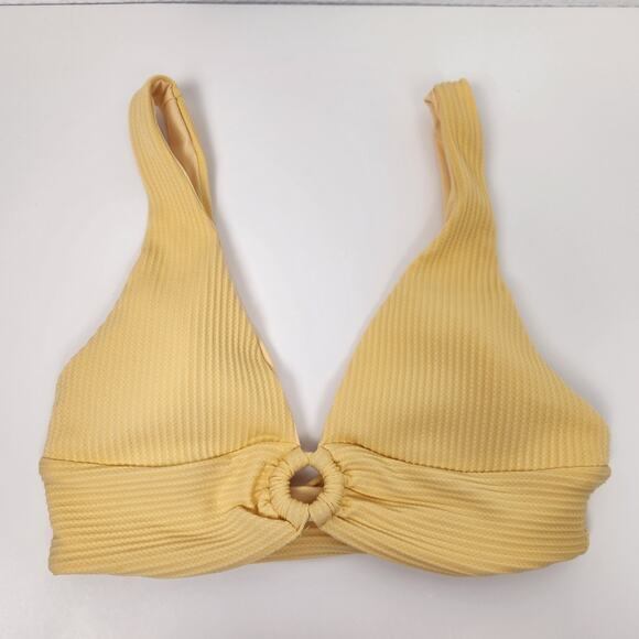 L*Space Fisher Bikini Top in Yellow/Orange Size Small NWT - Picture 1 of 4